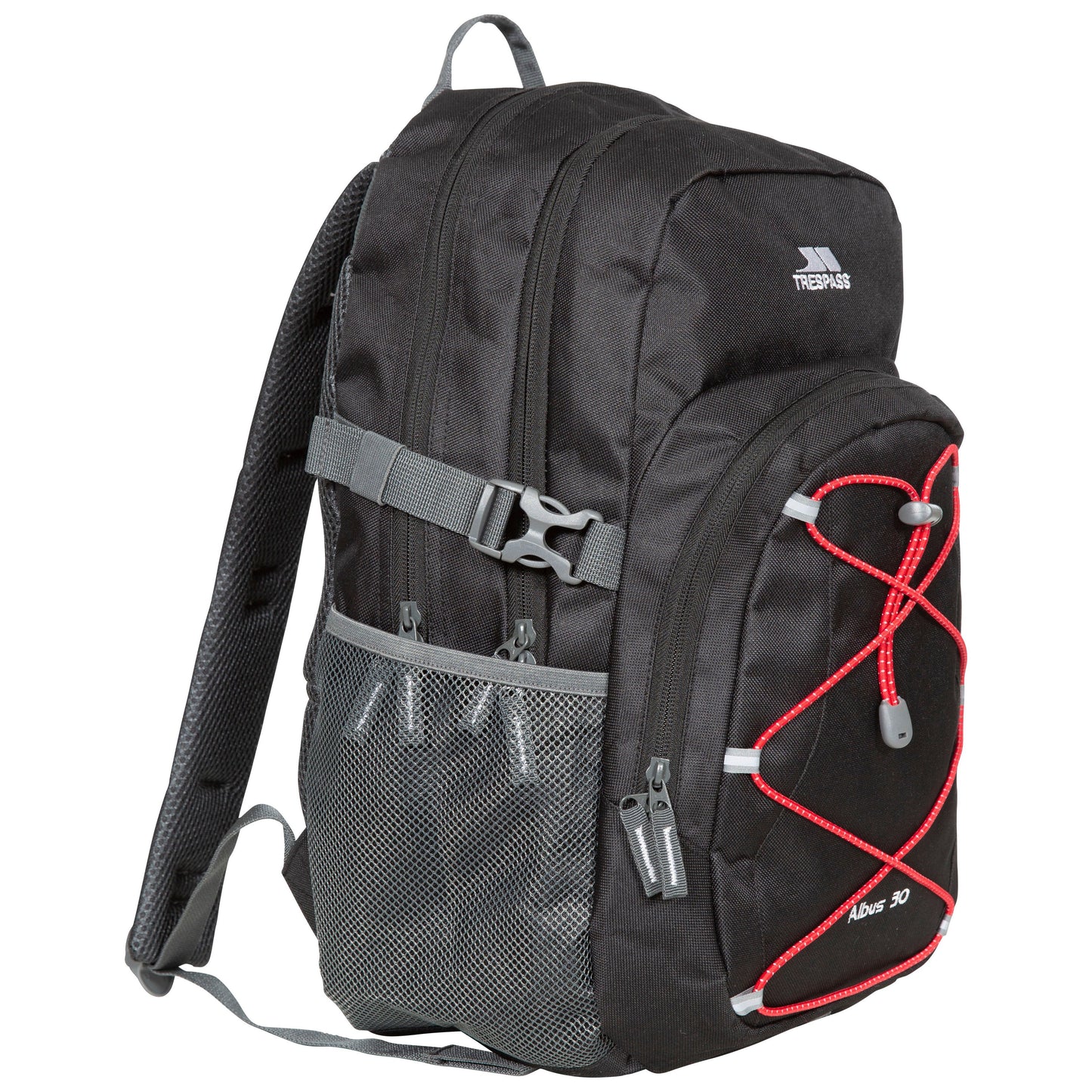 Albus 30 Litre Backpack in Black and Red