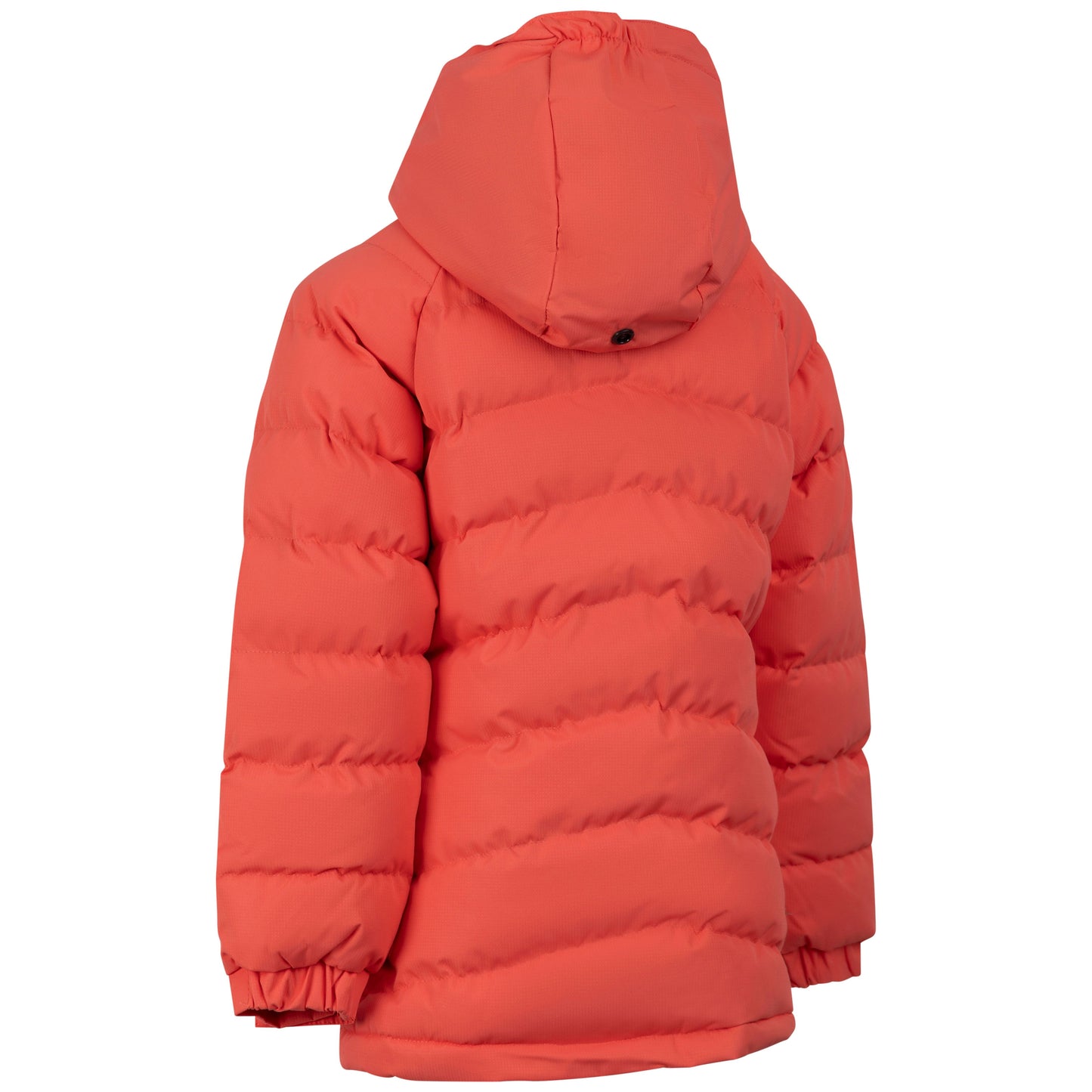 Amira Girls' Hooded Waterproof Padded Jacket in Soft Orange