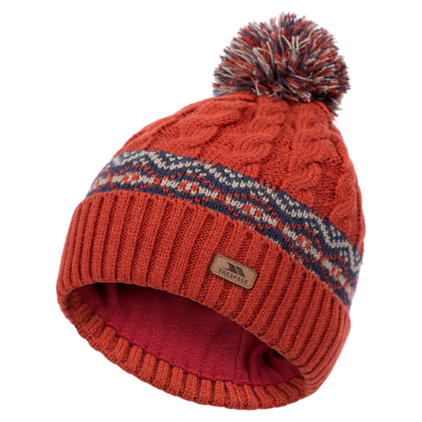 Andrews Men's Knitted Hat in Salsa