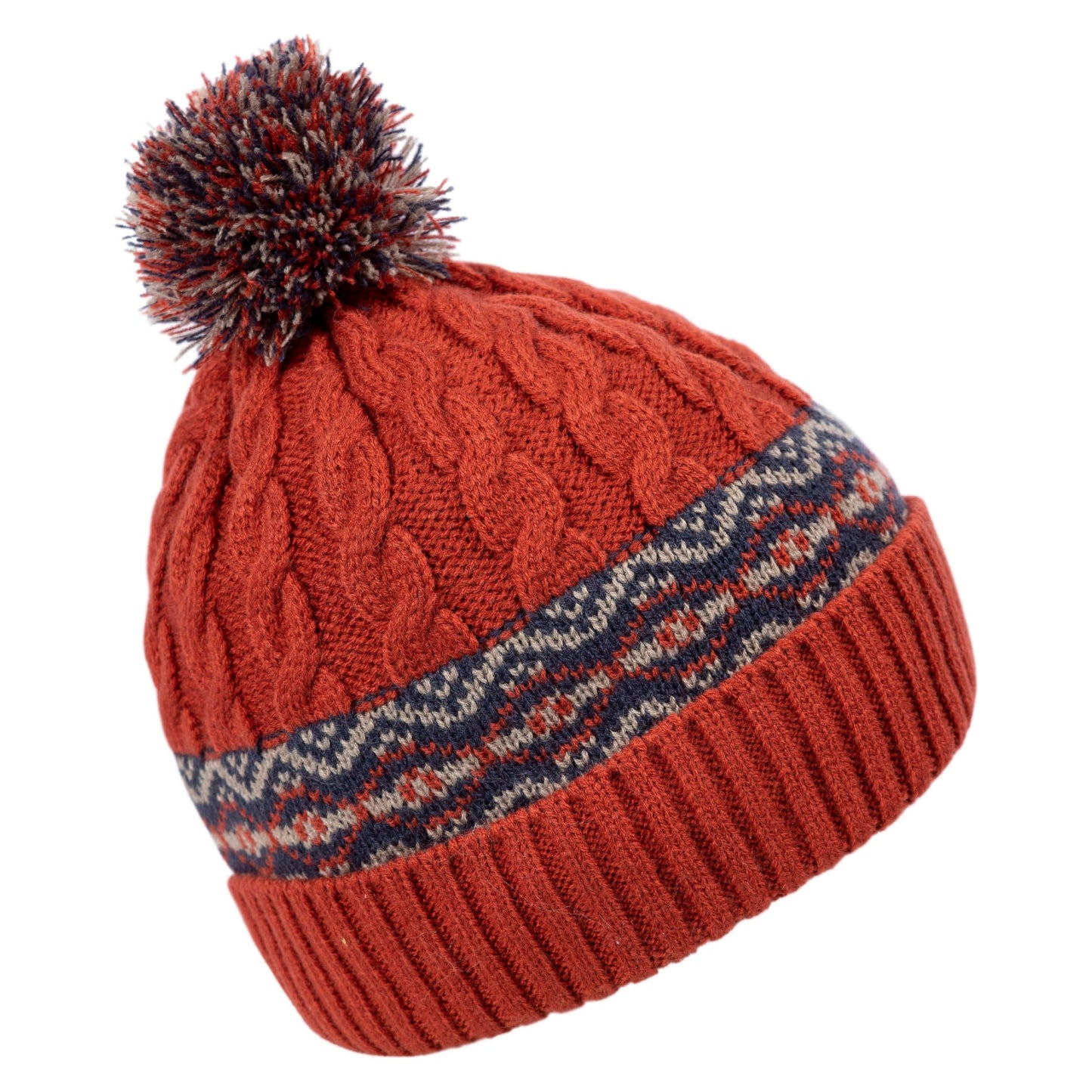 Andrews Men's Knitted Hat in Salsa