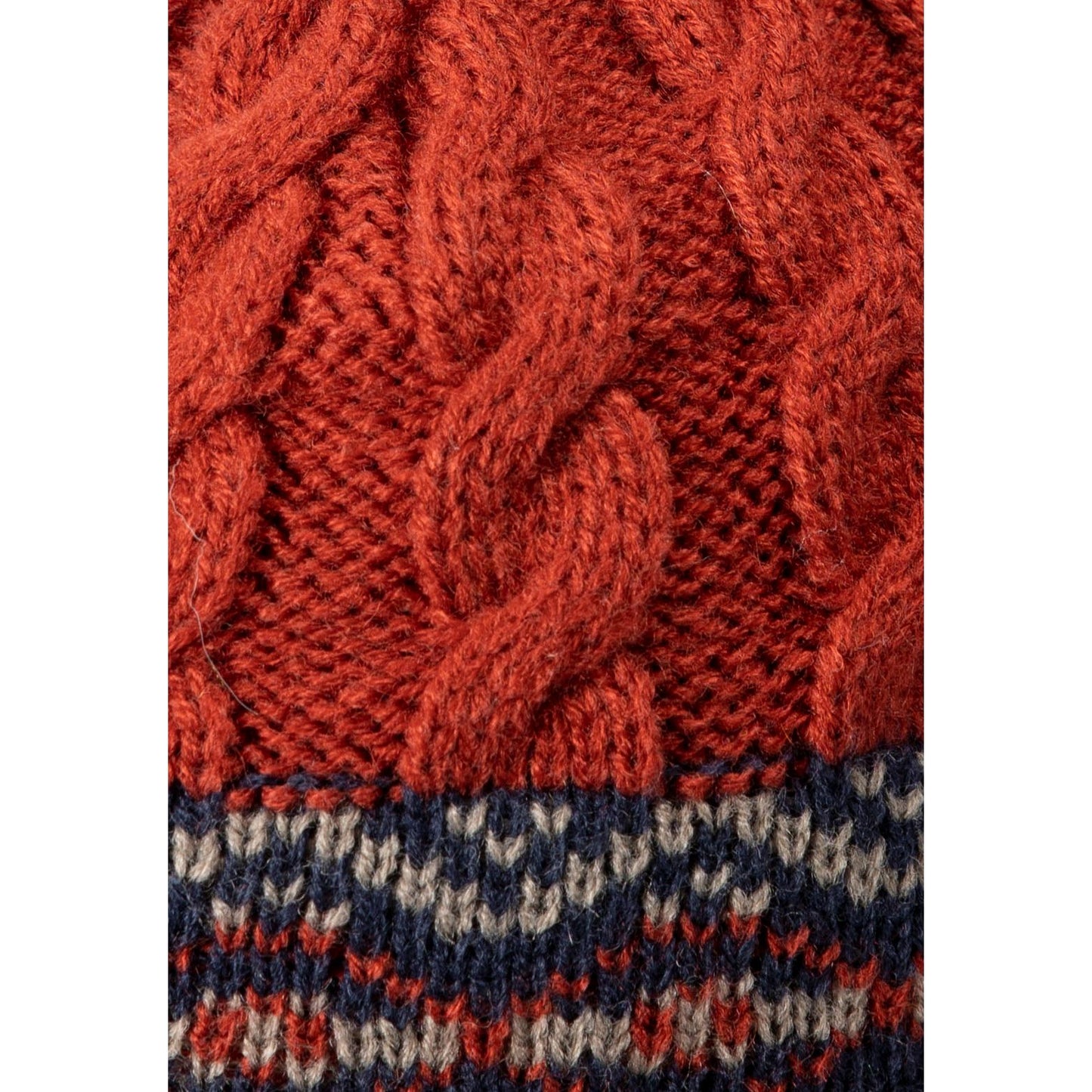 Andrews Men's Knitted Hat in Salsa