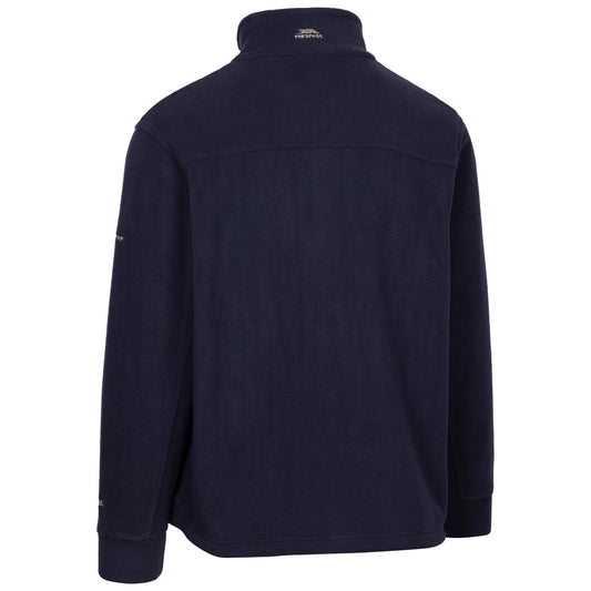 Bernal Mens Full Zip Fleece Jacket in Navy