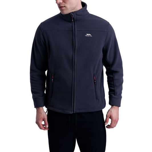 Bernal Mens Full Zip Fleece Jacket in Navy