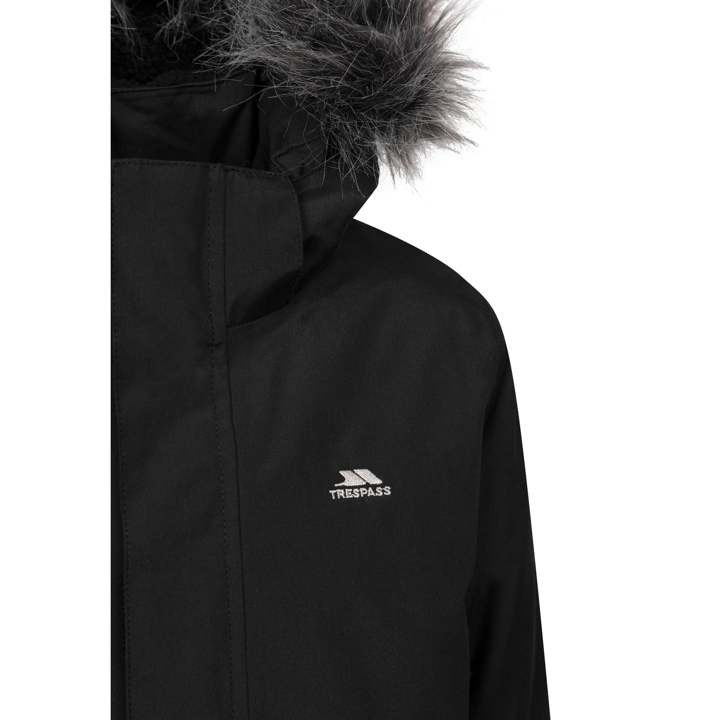 Braddan Boys Waterproof Padded Jacket in Black