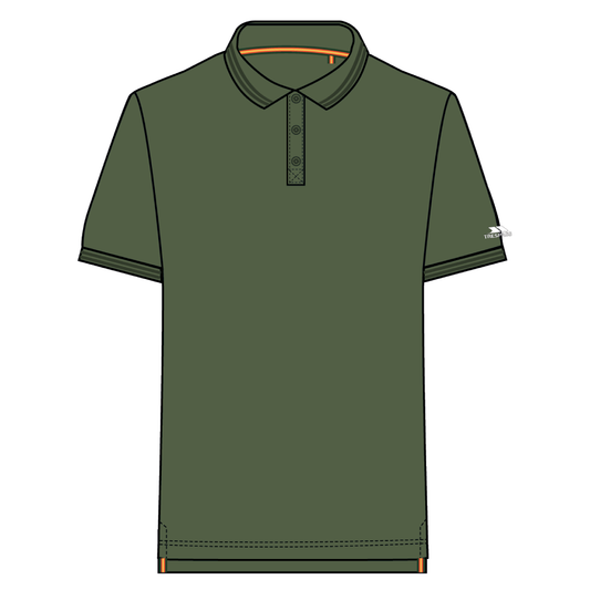Brave Mens Polo Shirt in Herb
