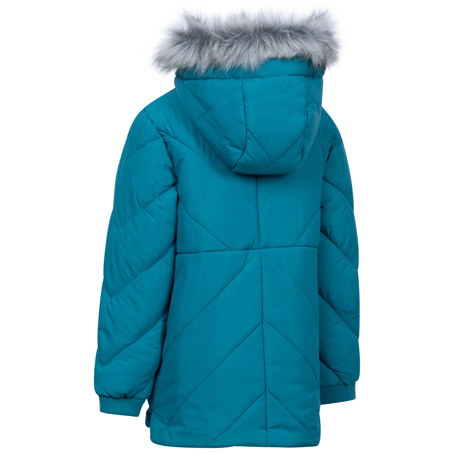 Buntee Girls' Water Resistant Padded Jacket in Tropical Blue