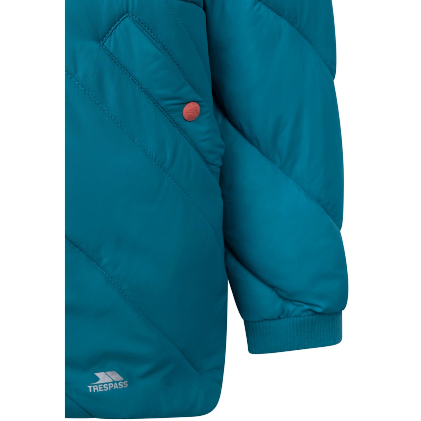 Buntee Girls' Water Resistant Padded Jacket in Tropical Blue