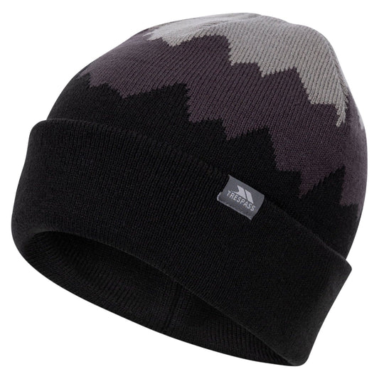 Cobbler Mens Knitted Hat in Grey