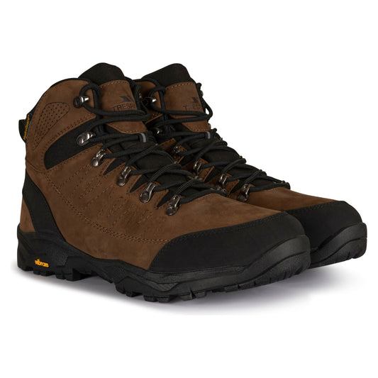 Corrie Men's Leather Waterproof Walking Boot in Brown