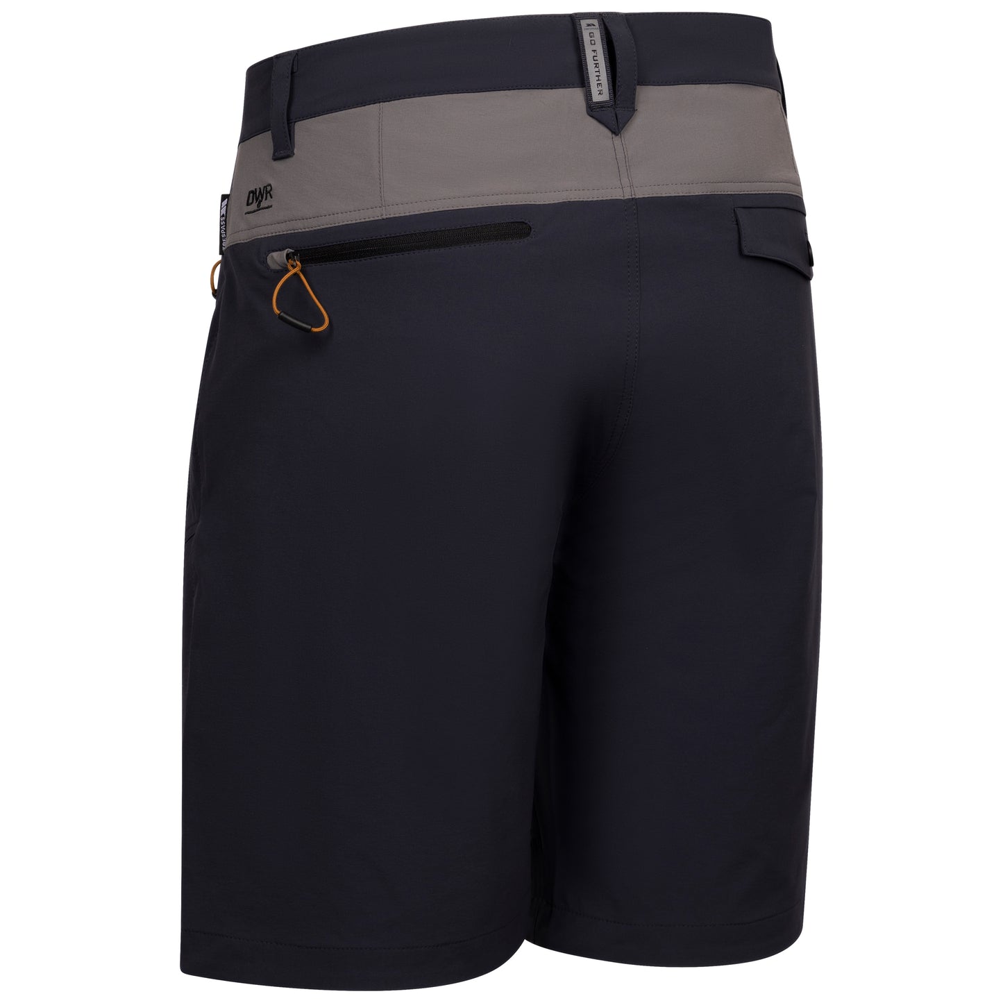Daars Mens Adventure Shorts in Dark Flint