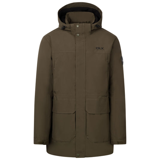 Donahue Men's DLX Padded Waterproof Jacket in Dark Vine