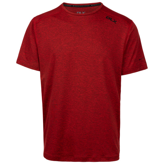 Doyle Mens DLX Active Top in Red Marl