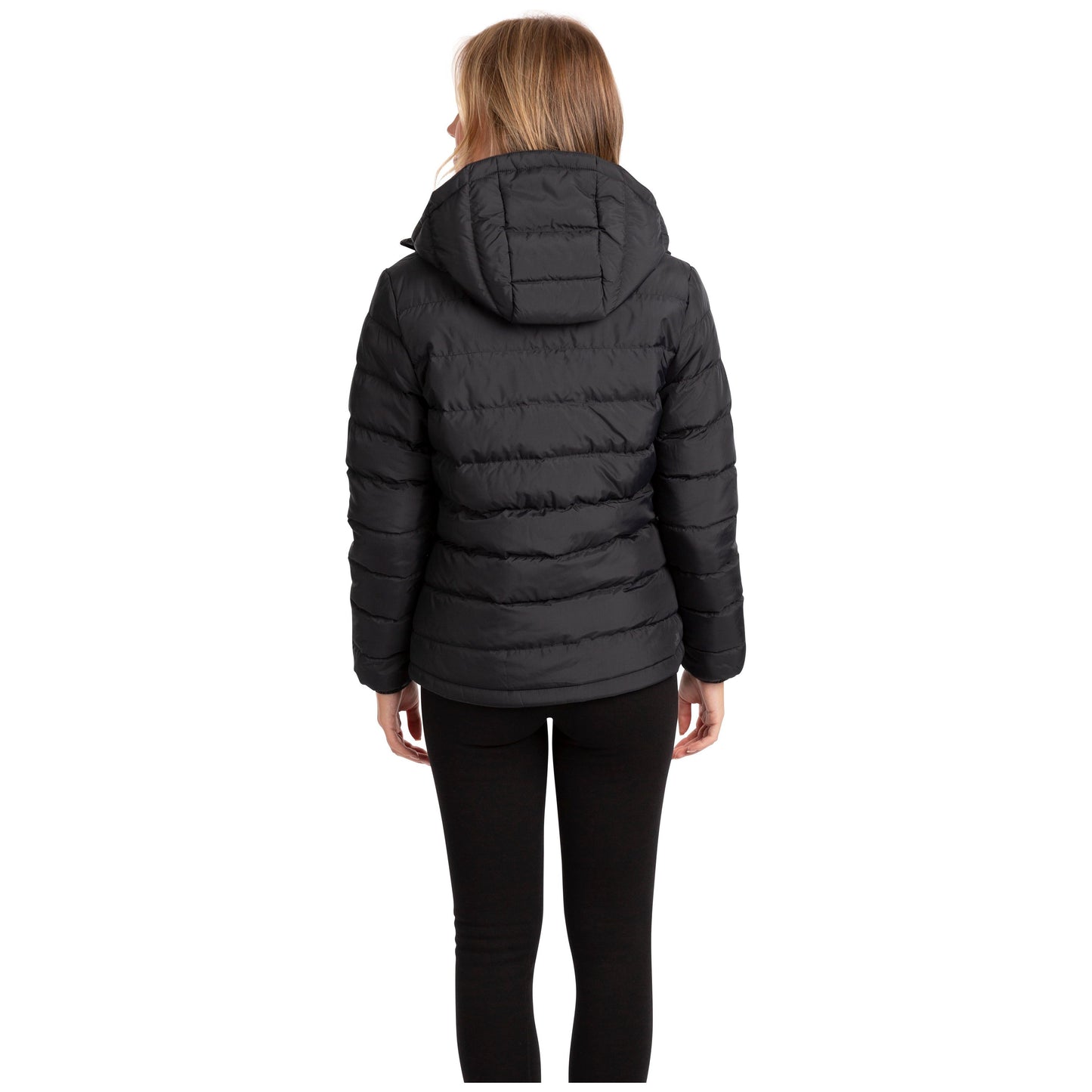 Elegant Women's Padded Jacket in Black