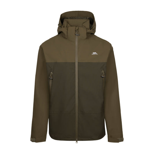 Fahamore Mens Unpadded Waterproof Jacket in Marshland Green