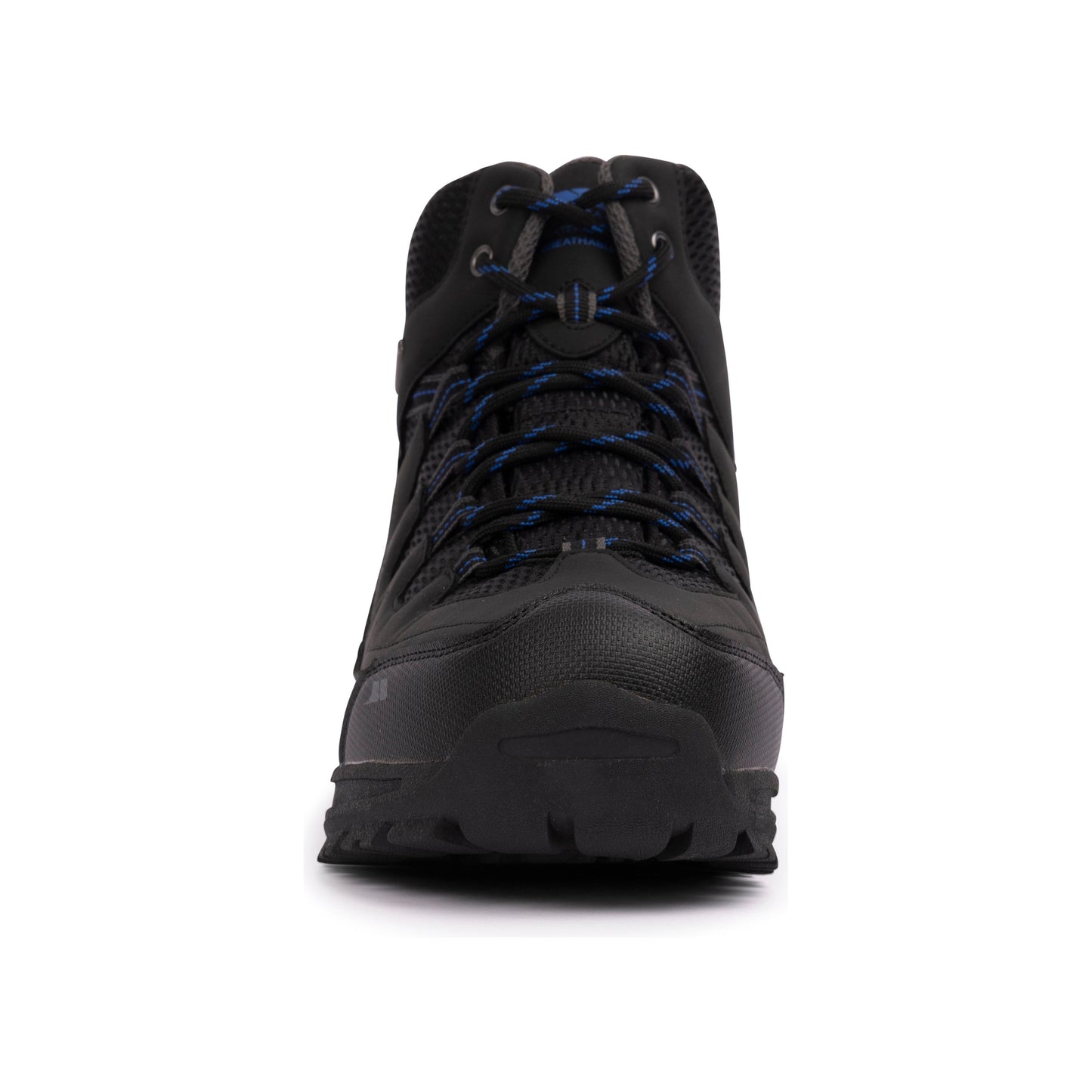 Finley Mens Waterproof Walking Boots in Black Blue