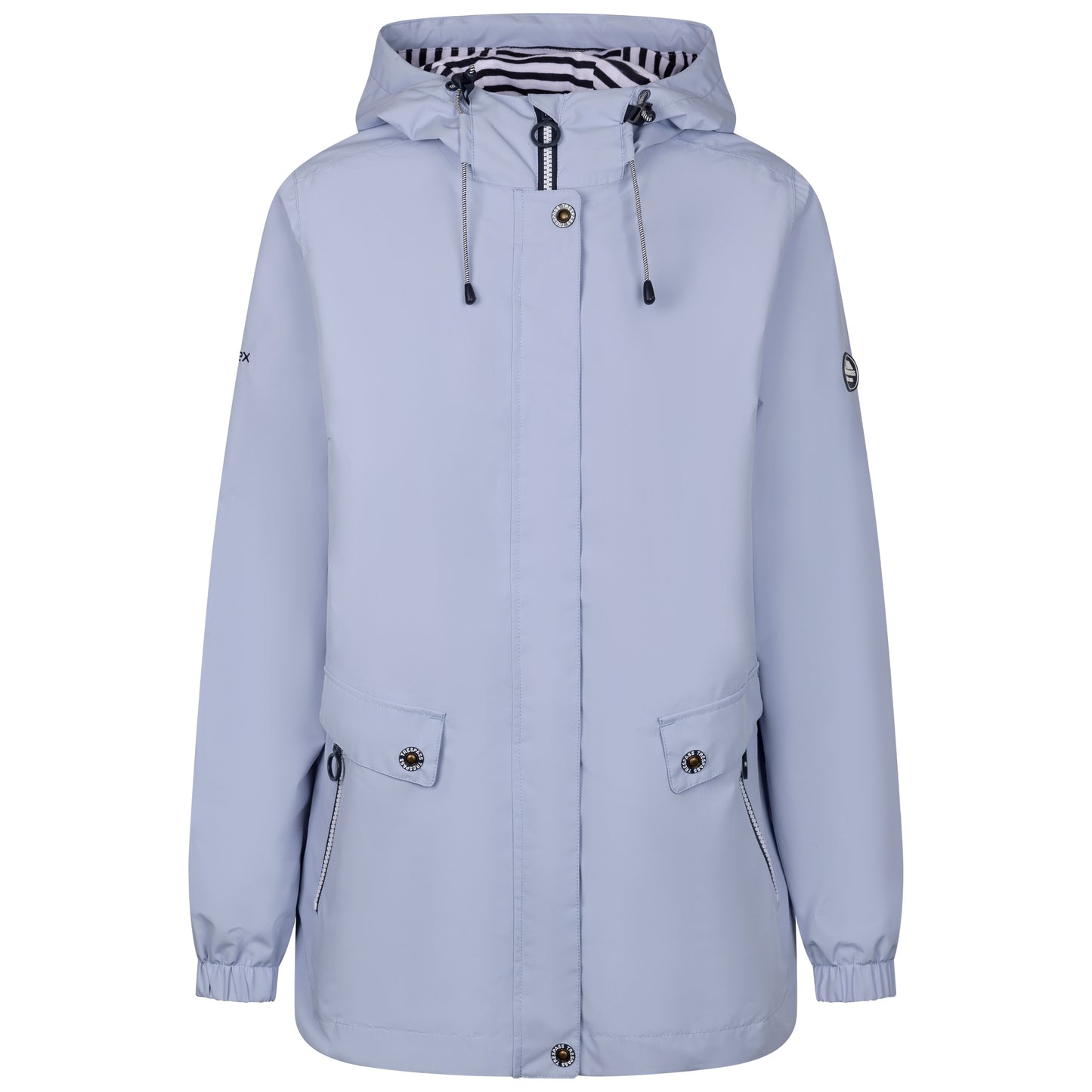 Flourish Womens Unpadded Waterproof Jacket in Cool Blue