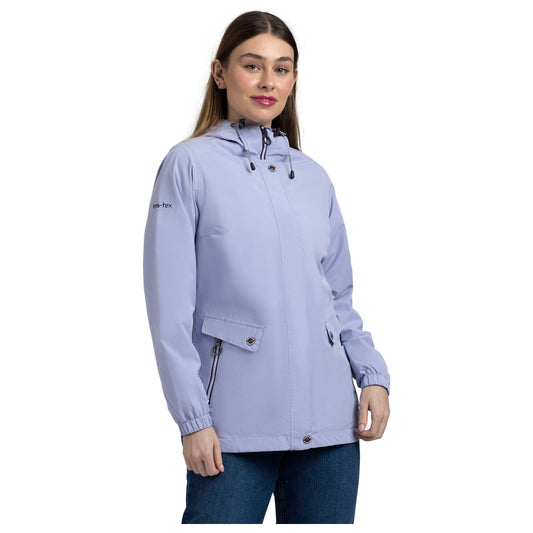 Flourish Womens Unpadded Waterproof Jacket in Cool Blue