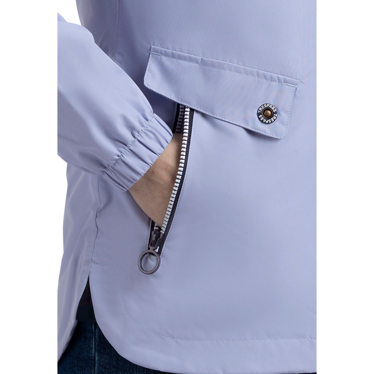 Flourish Womens Unpadded Waterproof Jacket in Cool Blue