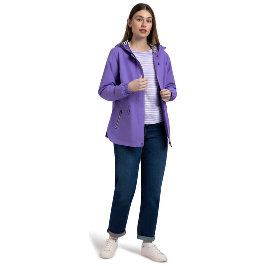 Flourish Womens Unpadded Waterproof Jacket in Wisteria