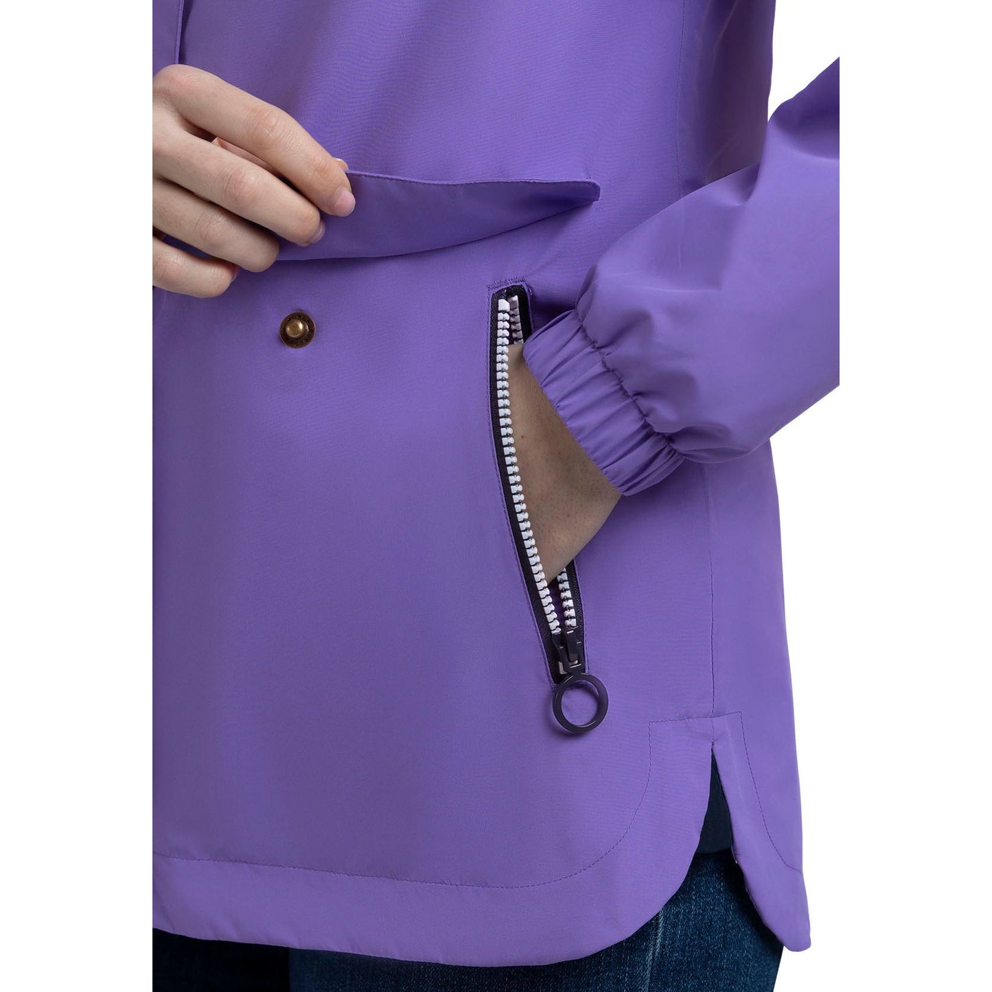 Flourish Womens Unpadded Waterproof Jacket in Wisteria