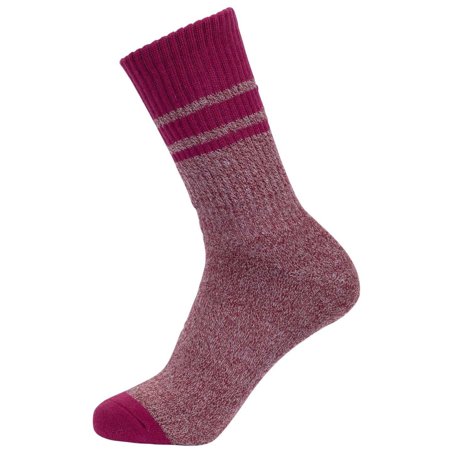 Hadley Women's Anti Blister Socks 2 Pack in Grapewine / Oatmeal
