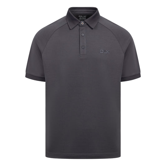 Hewson Mens Polo Shirt in Dark Grey