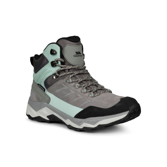 Ismay Womens Waterproof Suede Hiking Boots in Grey