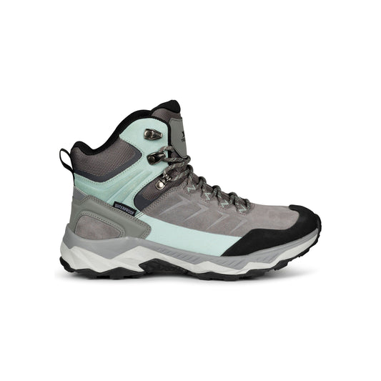 Ismay Womens Waterproof Suede Hiking Boots in Grey