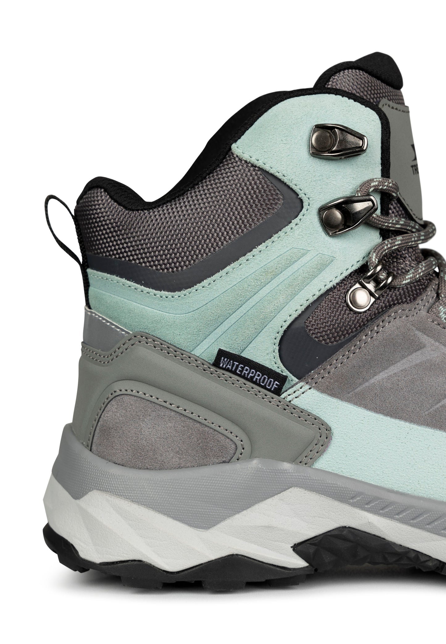 Ismay Womens Waterproof Suede Hiking Boots in Grey