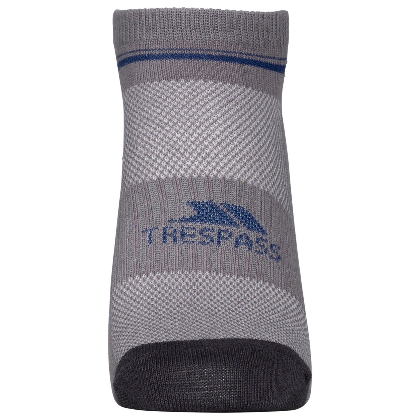Isolate Unisex Trainer Socks  2 Pack in Platinum / Dark Grey