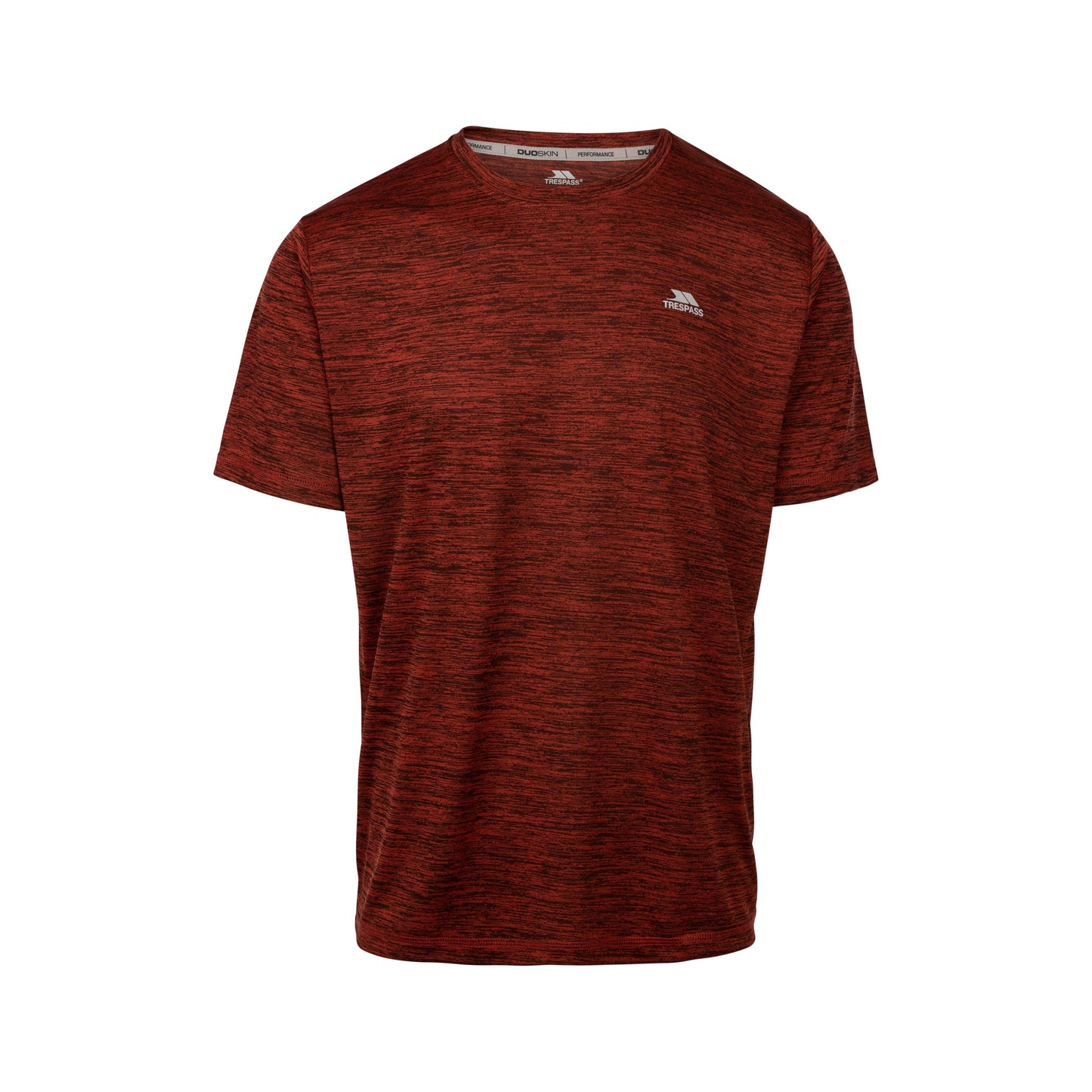 Kearsley Men's Wicking Quick Dry Active T-Shirt in Burnt Orange Marl