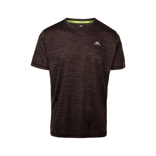 Kearsley Men's Wicking Quick Dry Active T-Shirt in Dark Flint Marl