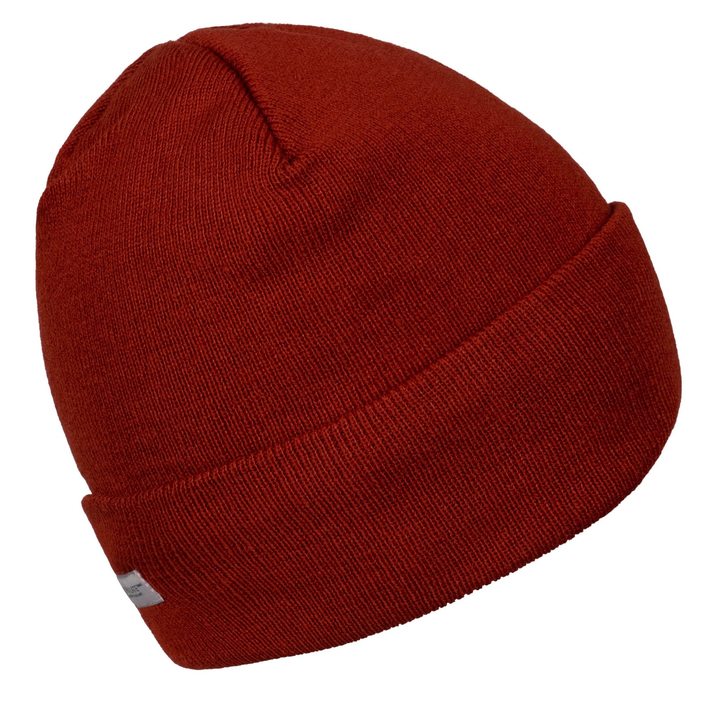 Littlebrook Adults Knitted and Lined Beanie Hat in Salsa