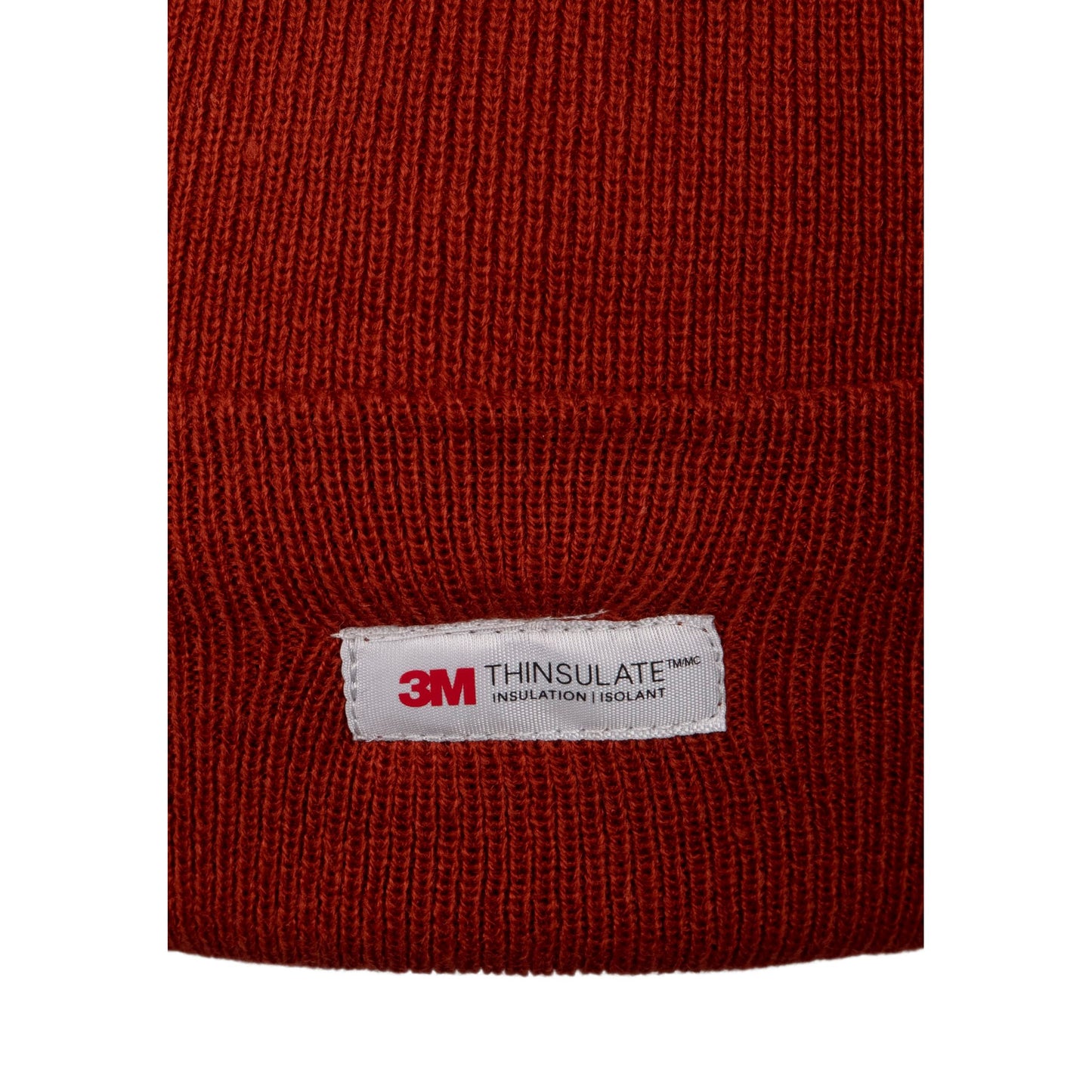 Littlebrook Adults Knitted and Lined Beanie Hat in Salsa