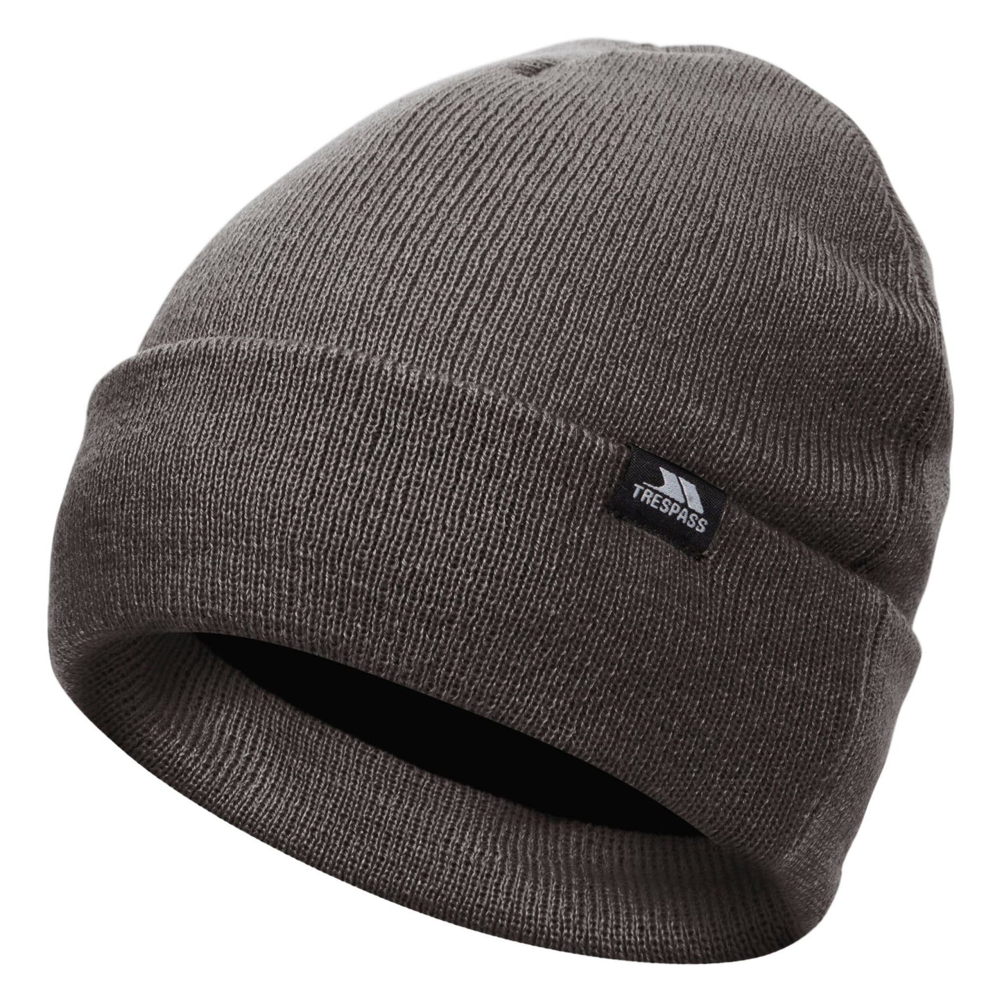 Littlebrook Adults Knitted Lined Storm Grey Beanie Hat