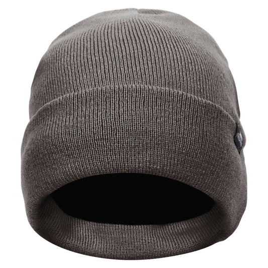 Littlebrook Adults Knitted Lined Storm Grey Beanie Hat