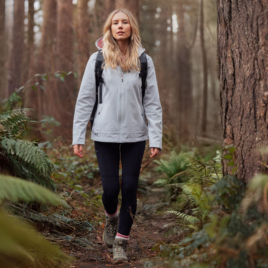 Lorimer Womens DLX Softshell Jacket in Pale Grey Marl