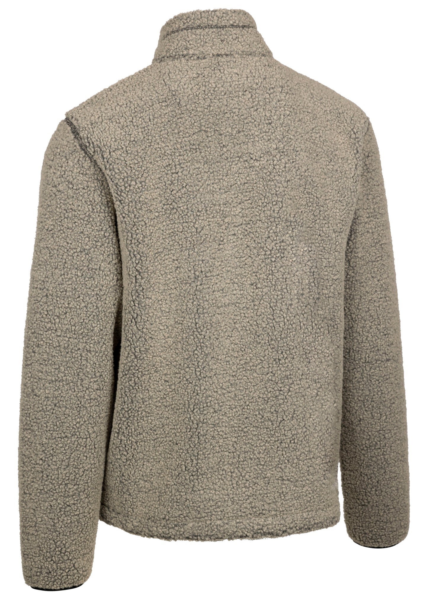 Maclarenton Men's Full Zip Fleece in Beige Marl