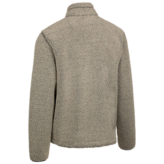 Maclarenton Men's Full Zip Fleece in Beige Marl
