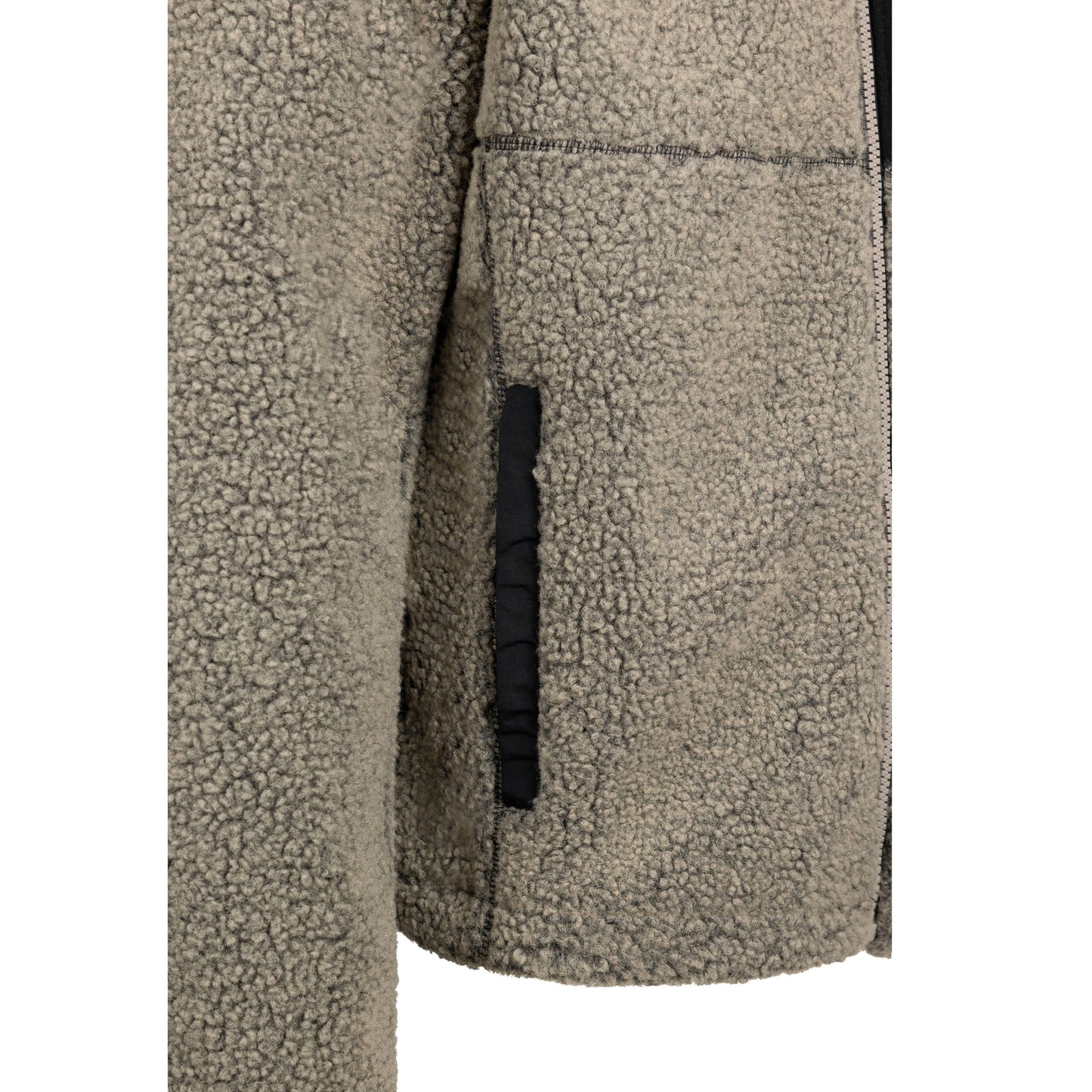 Maclarenton Men's Full Zip Fleece in Beige Marl