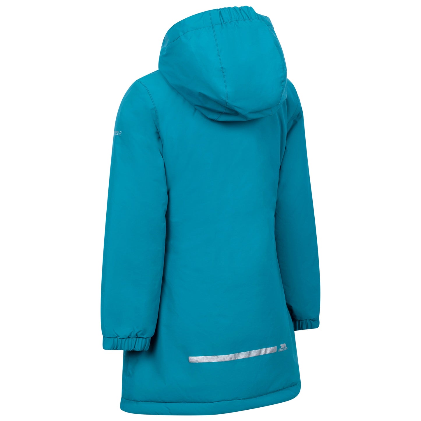 Marybank Girls' WaterProof Longer Length Padded Jacket in Light Teal
