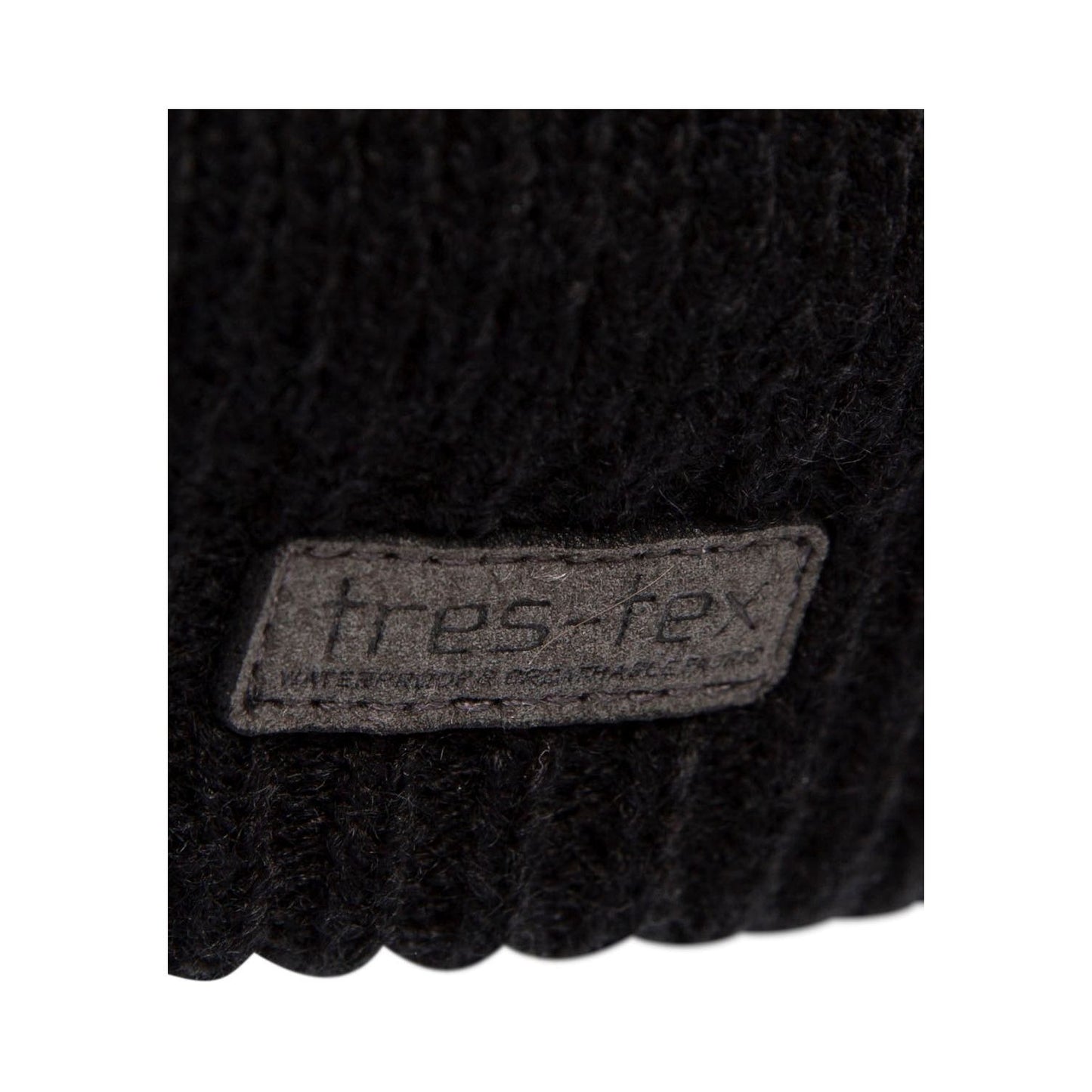 Mayfly Unisex Waterproof Knitted Hat in Black