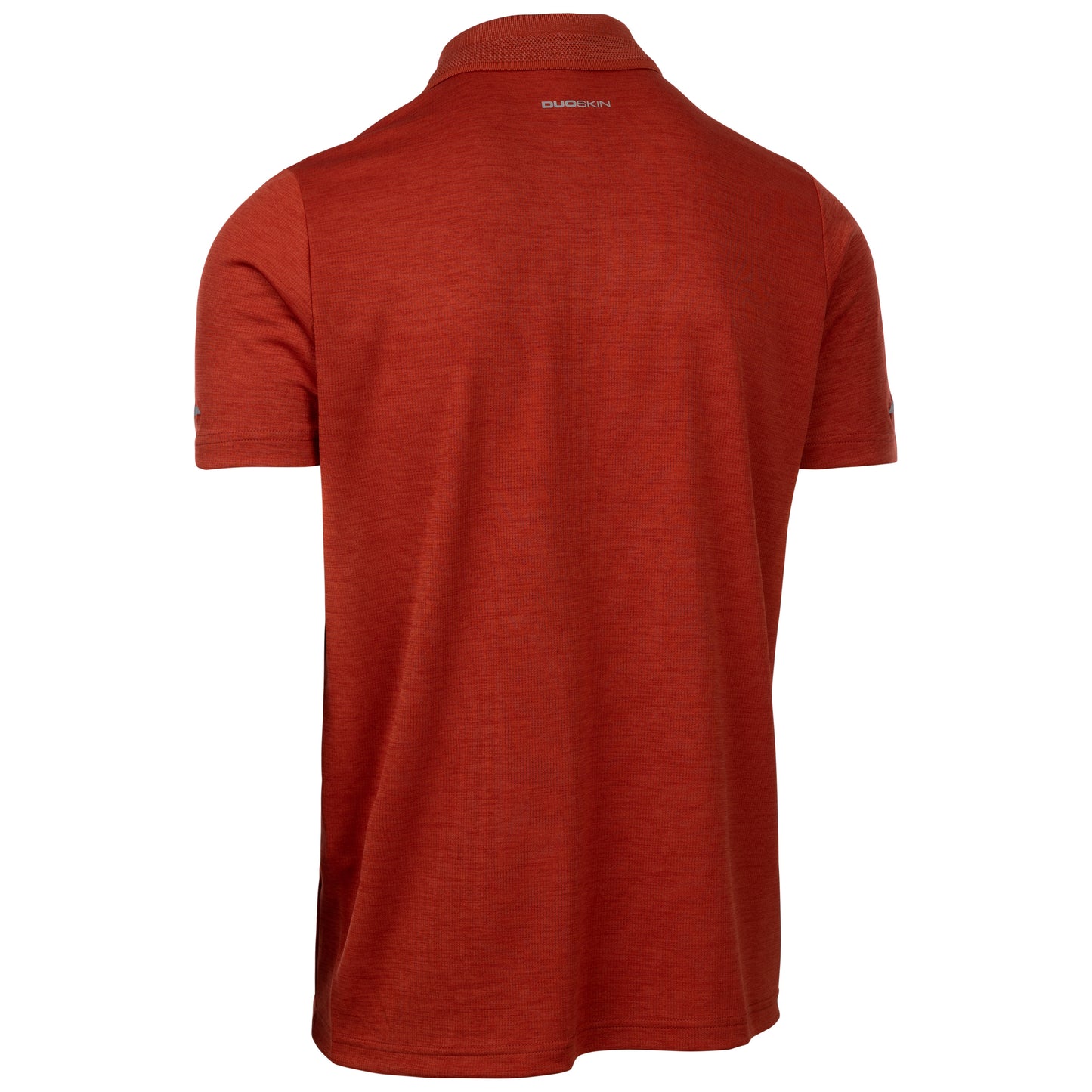 McKay Mens Active Polo Shirt in Burnt Sienna Marl