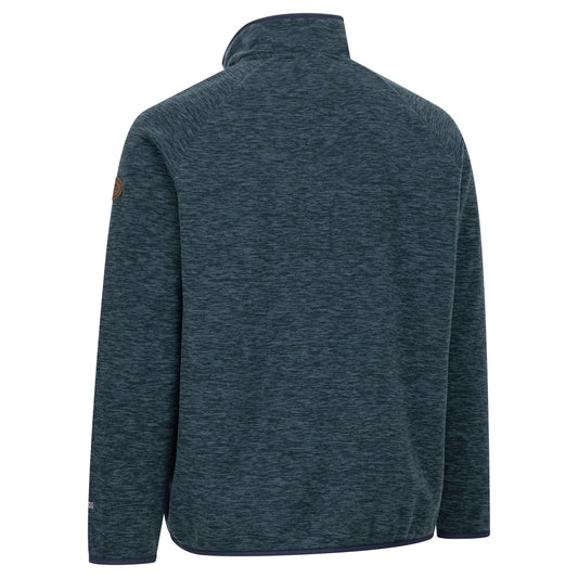 Mitchie Mens Full Zip Fleece in Dark Teal