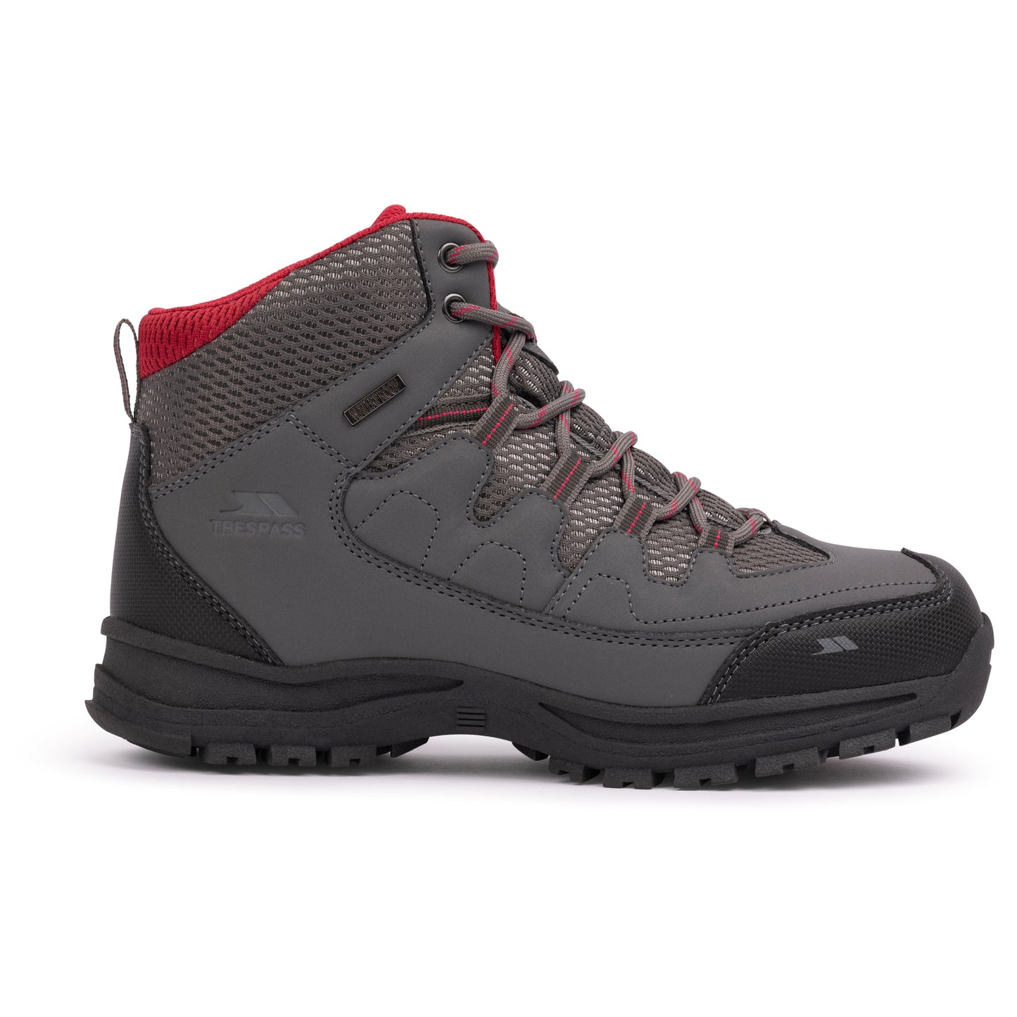 Mitzi Womens Waterproof Hiking Boots in Grey