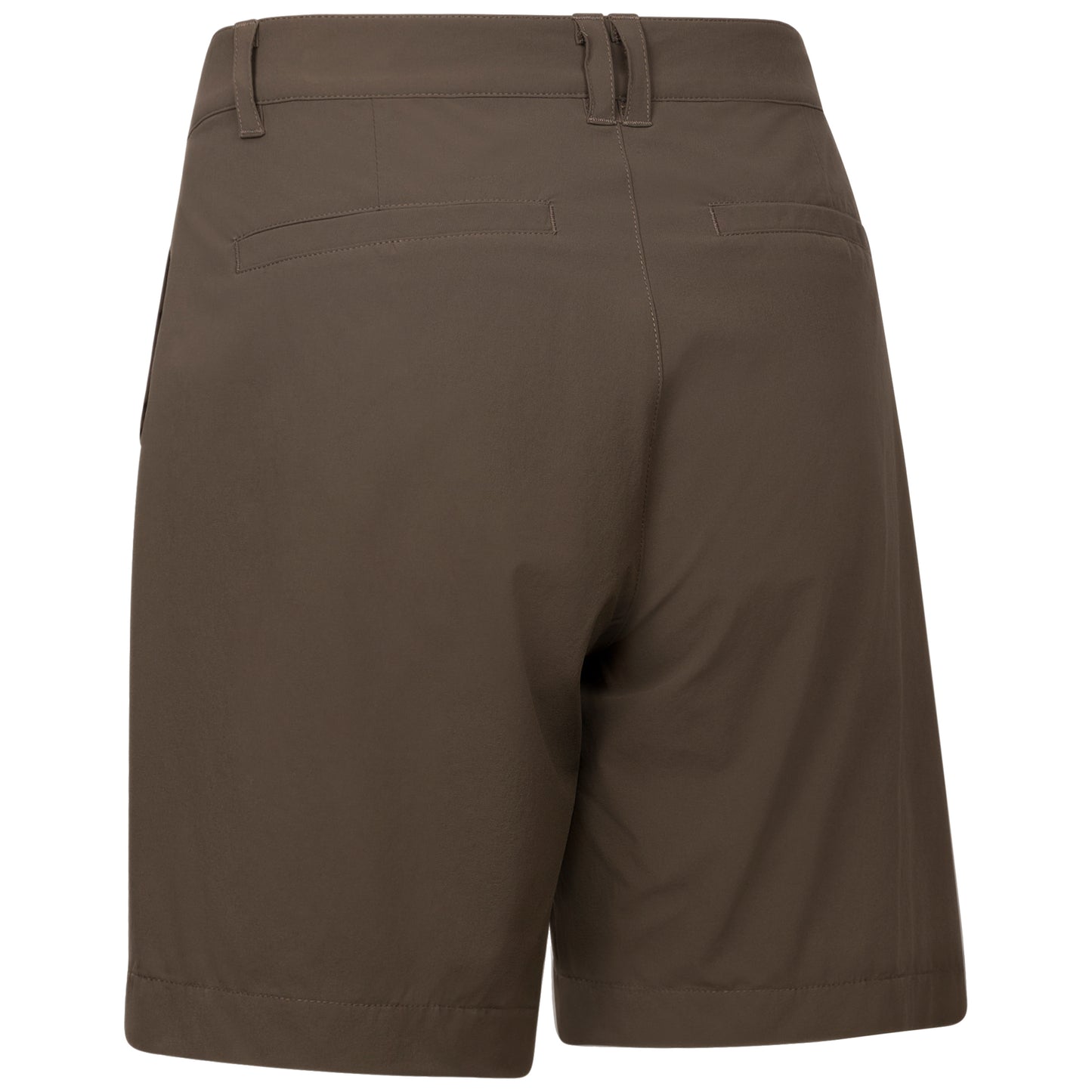 Brown shorts on a white background