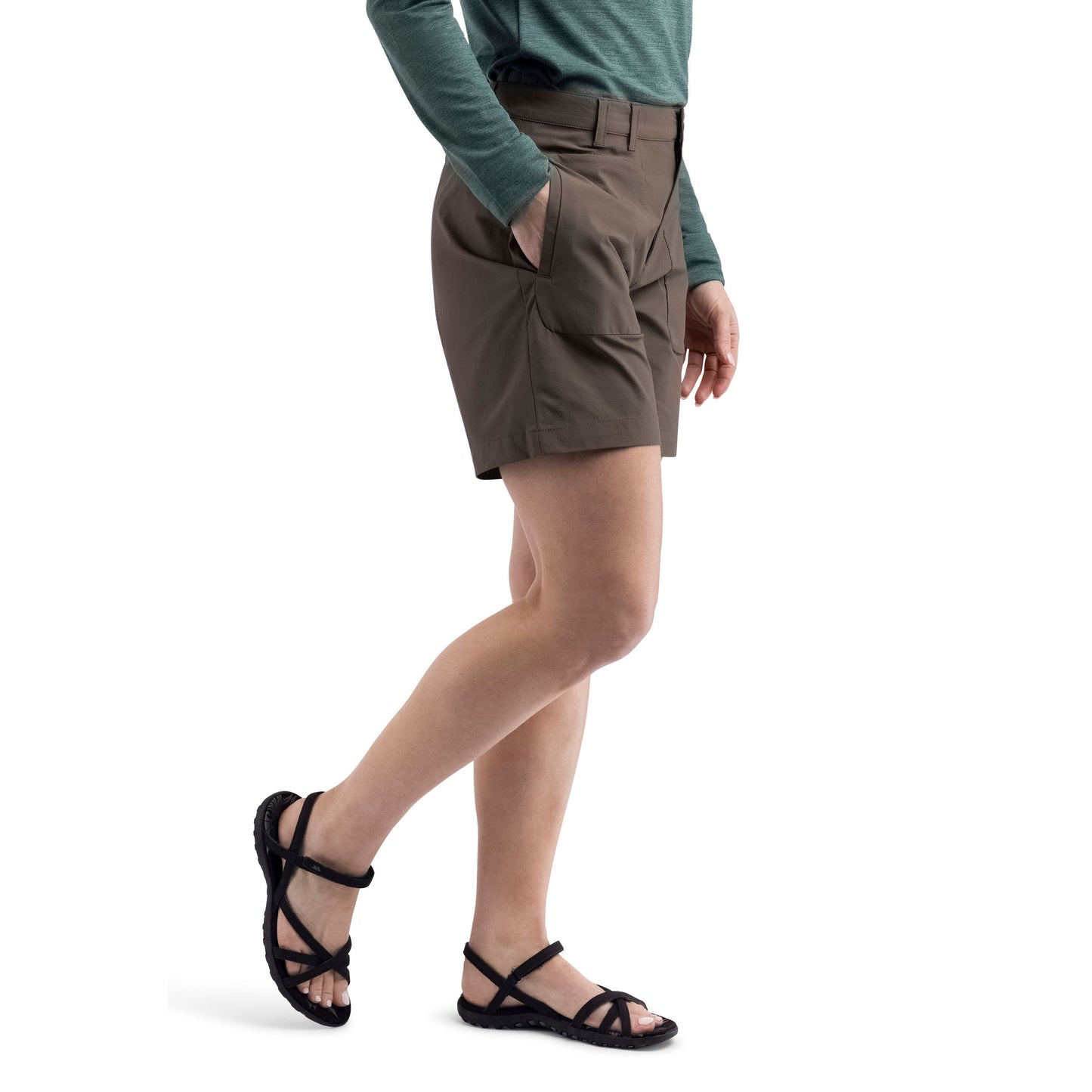 Montrose Womens Adventure Shorts in Marshland