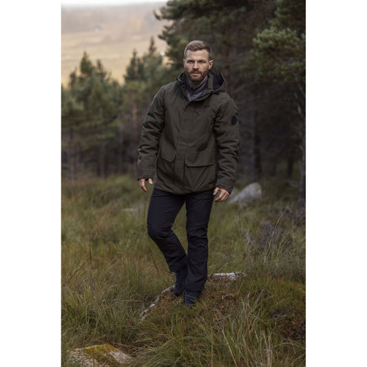 Donahue Men's DLX Padded Waterproof Jacket in Dark Vine