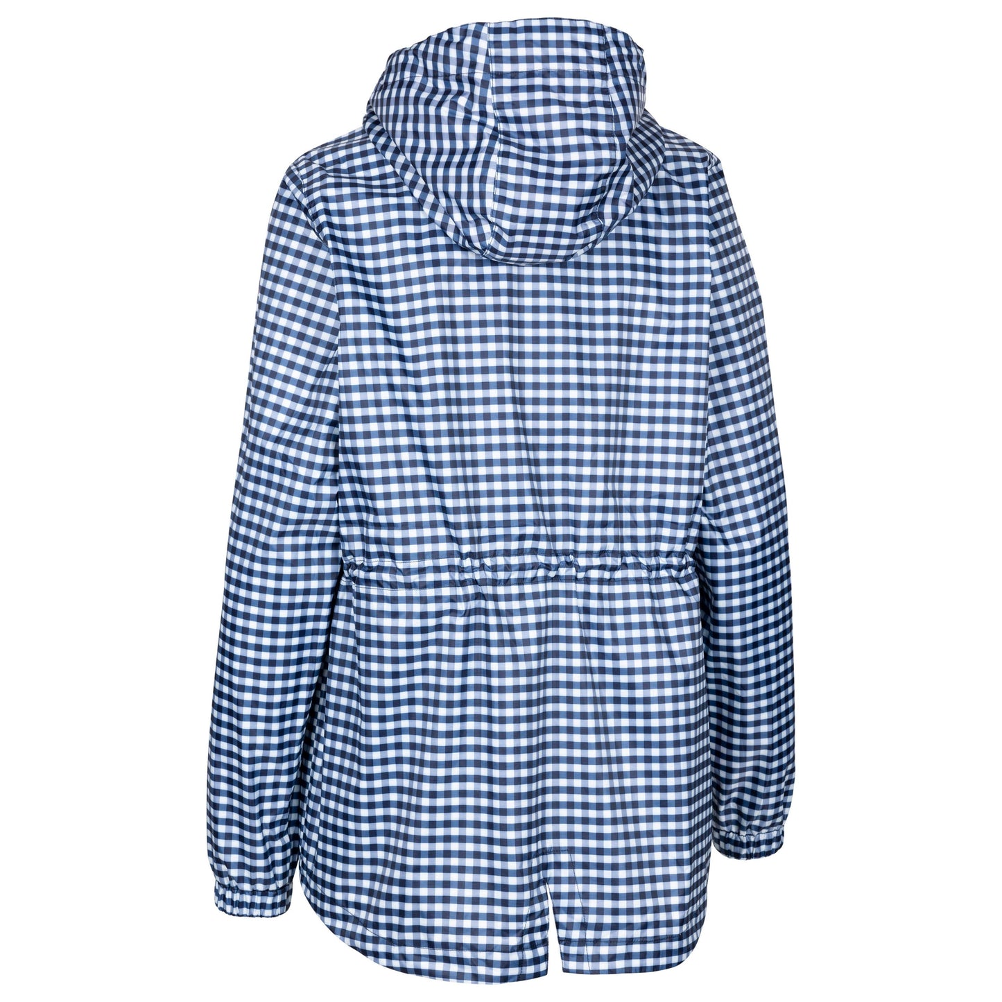 Niggle Unpadded Women's Waterproof Jacket in Navy Gingham