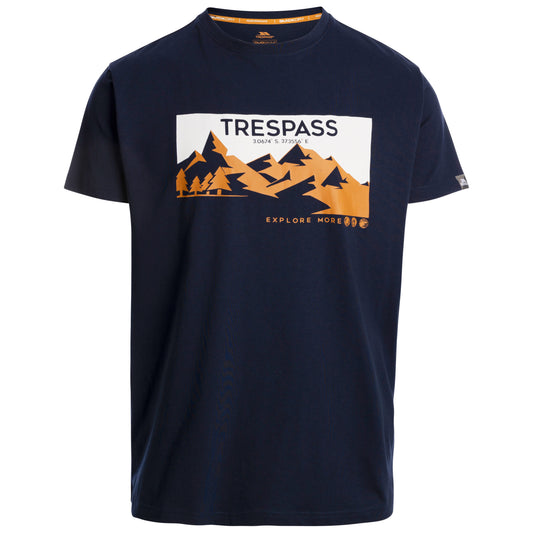 Nottaway Men's Wicking Quick Dry Active T-Shirt in Navy